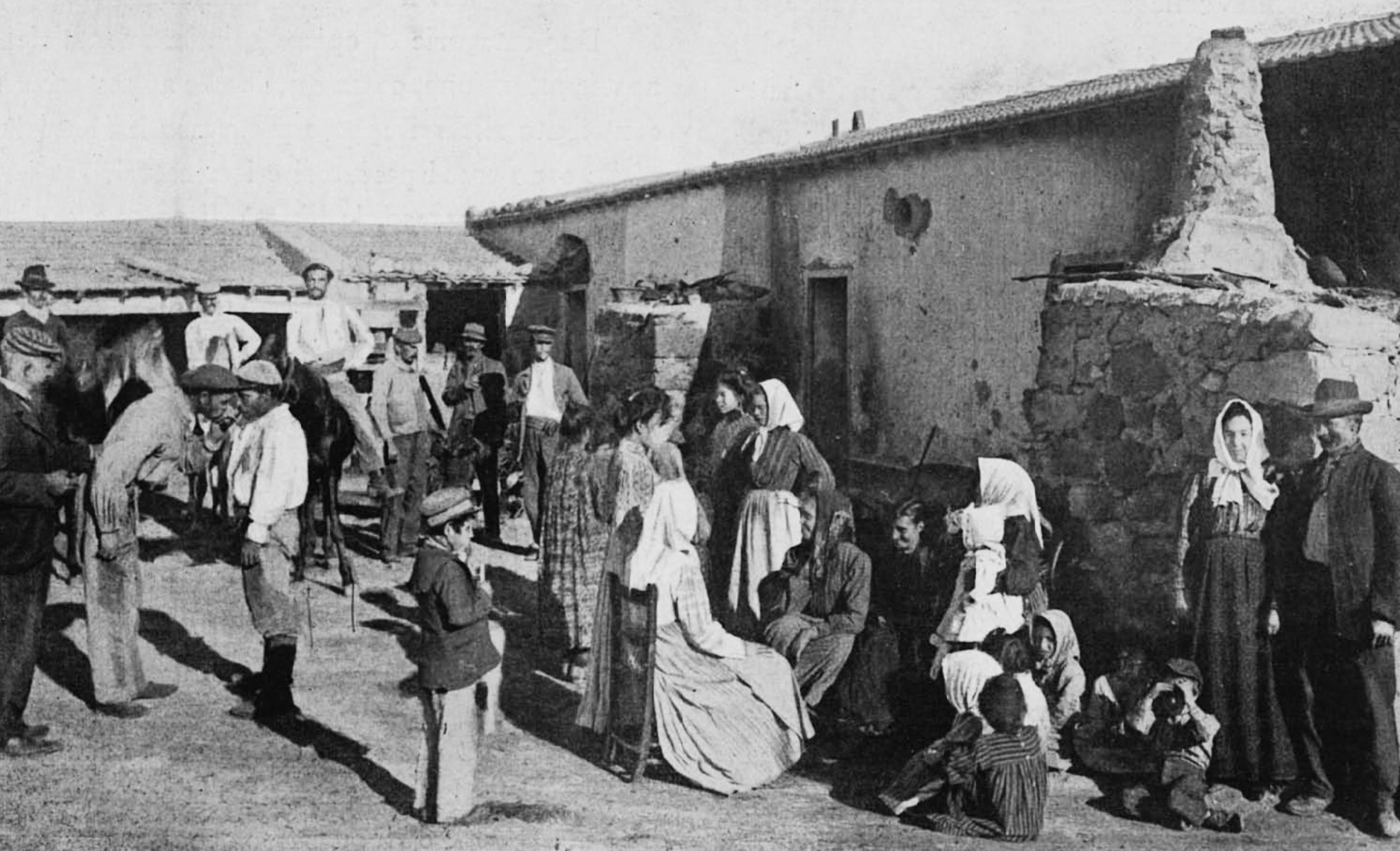 Contadini siciliani in Tunisia - 1906